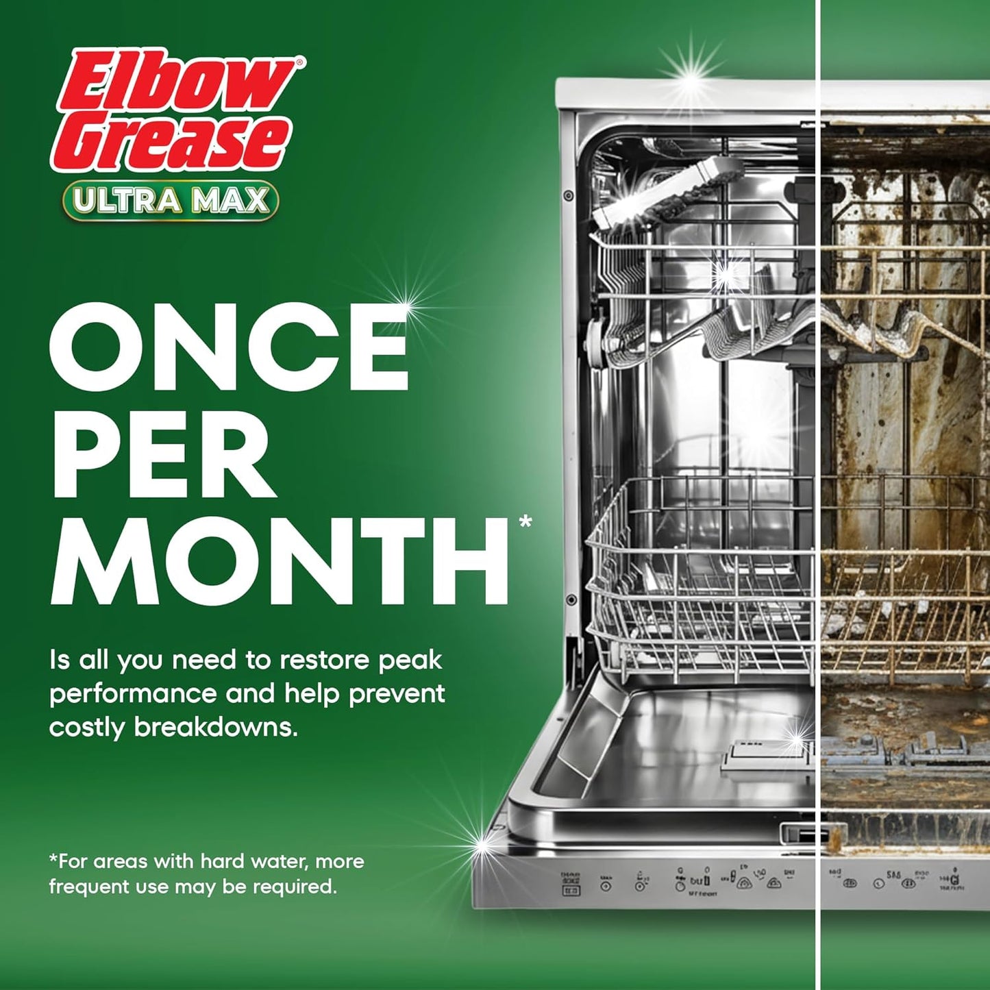 Elbow Grease Ultra Max Dishwasher Cleaner 250ml x 6