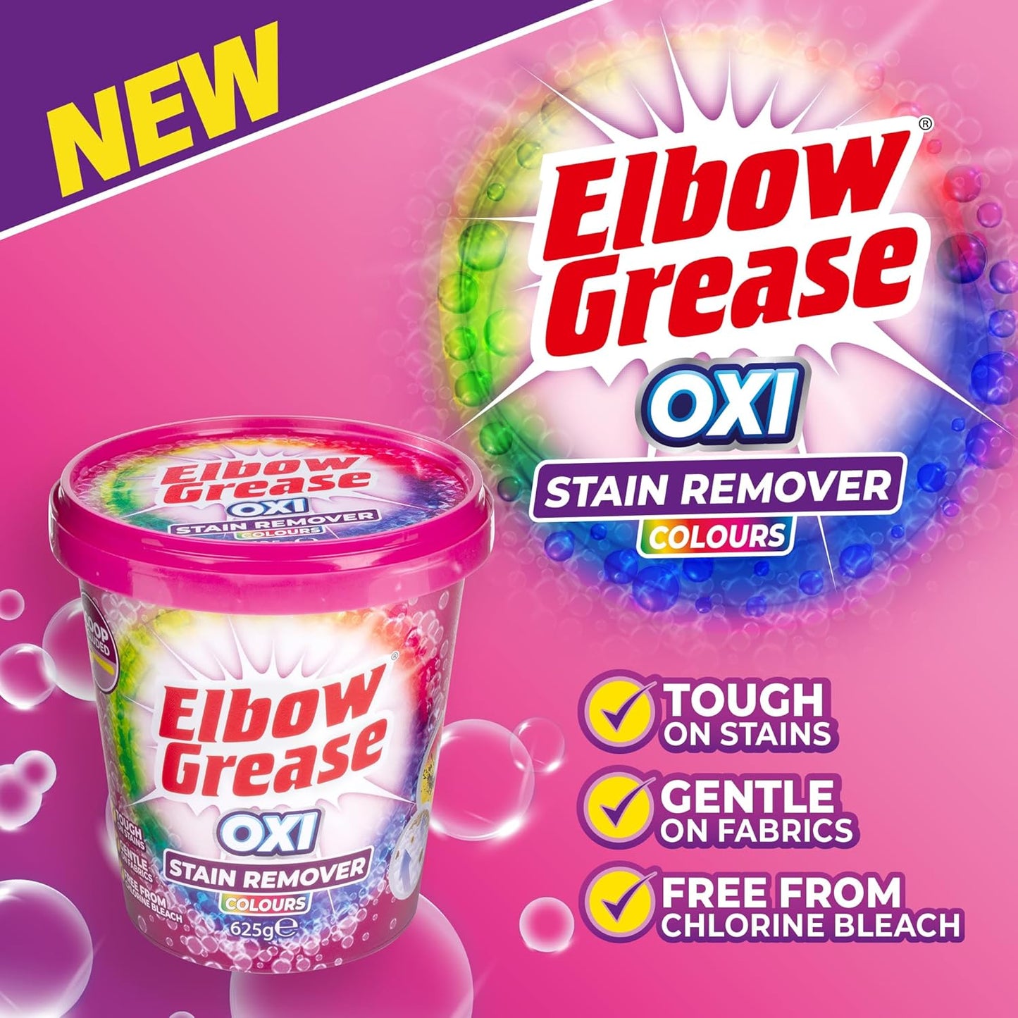 Oxi Powder Stain Remover For Colours 625g x 12