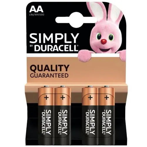 AA Duracell Plus 4 pk - Box of 20