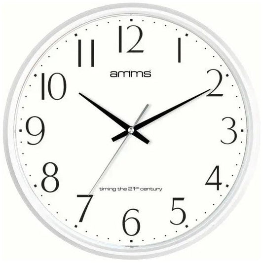 Amms Clock AMB-8207WKS White