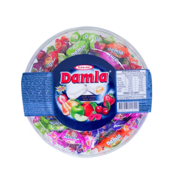 24 x Damla Assorted Soft Fruit Filled Candy