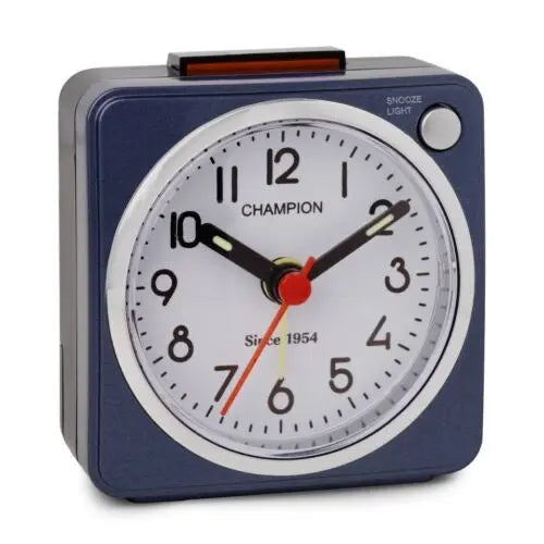 Champion Table Alarm Clock BLUE (Square)