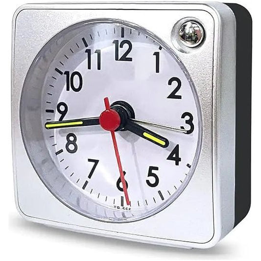 Champion Table Alarm Clock WHITE (Square)