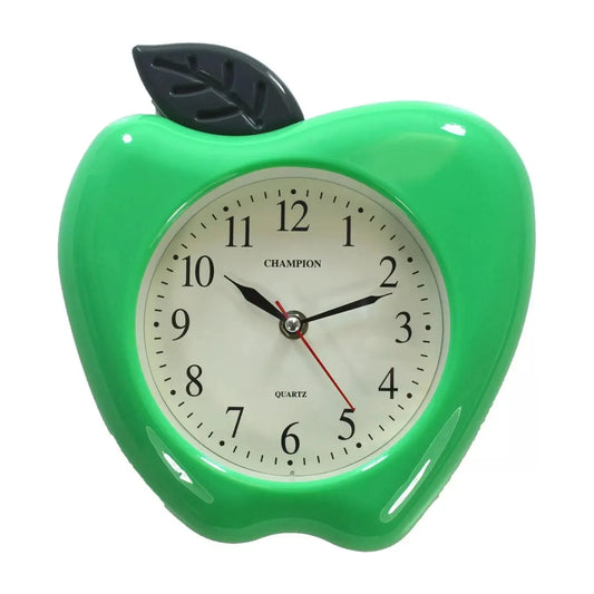 Champion Wall Clock Green Apple