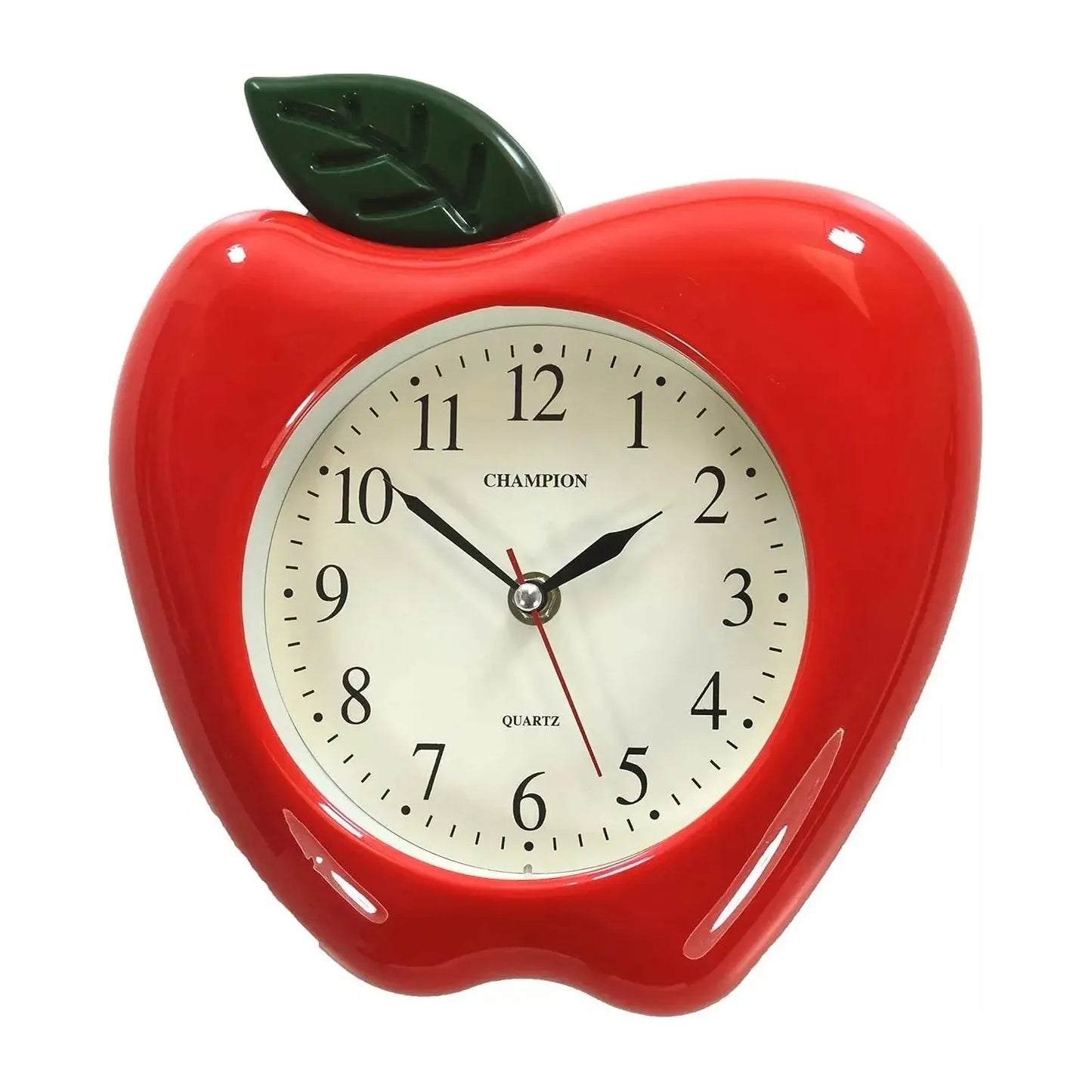 Wall Clock Red Apple