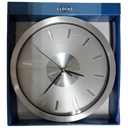 Creative Clocks Silver Clock