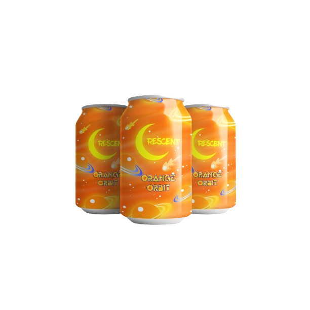 Crescent Orange Orbit Fizzy Drink 330ml x 24