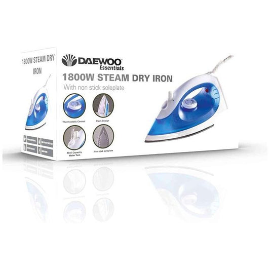 Daewoo 1800W Steam Dry Iron