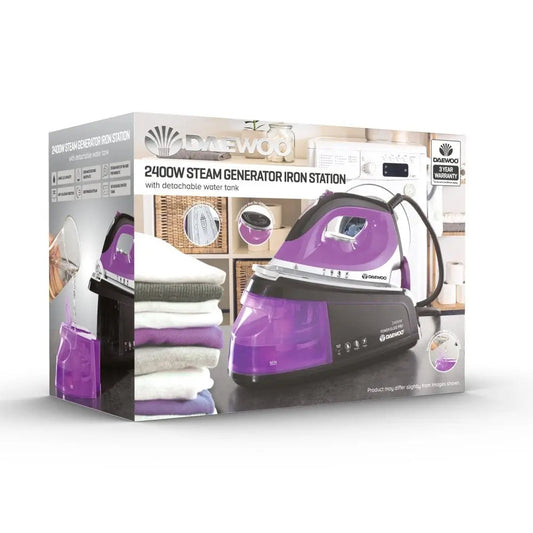 Daewoo 2400w Steam Generator Iron (3yr Warranty)