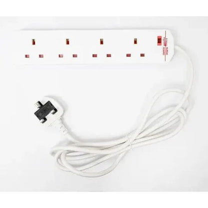 4 Gang 2 Metre Extension with Surge Protection