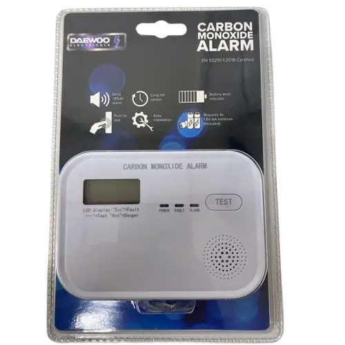 Daewoo Carbon Monoxide Alarm - Box of 4