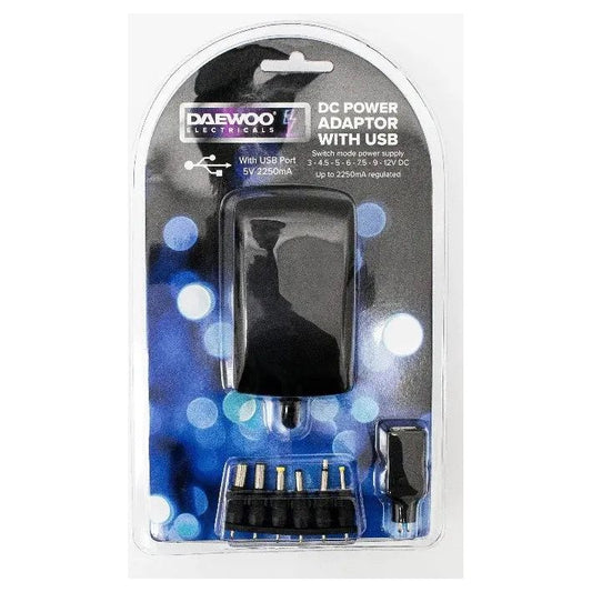 DC Power Adaptor With USB 12V