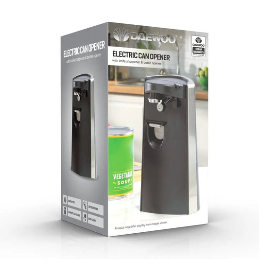 Electric Can Opener With Knife Sharpener And Bottle Opener