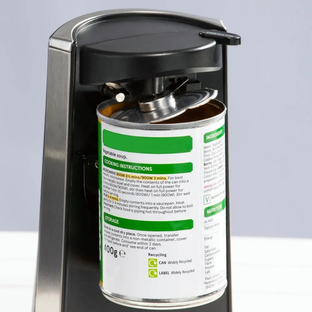 Electric Can Opener With Knife Sharpener And Bottle Opener