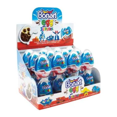 Dinosaur Egg With Surprise Toy JM Bonart Pack of 24