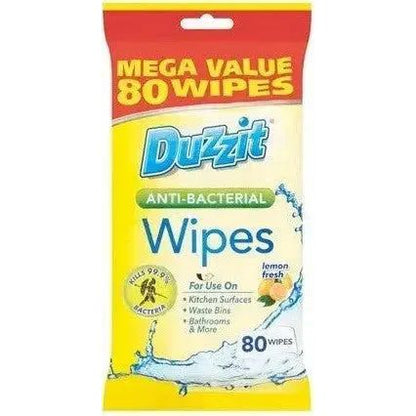 Anti Bacterial Wipes Lemon Fresh Scent 80 Wipes