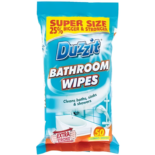 Duzzit Bathroom Wipes 50 Pack