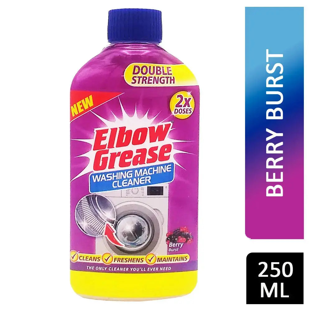 Elbow Grease Washing Machine Cleaner Berry Burst & Lemon 250ml - Box of 14