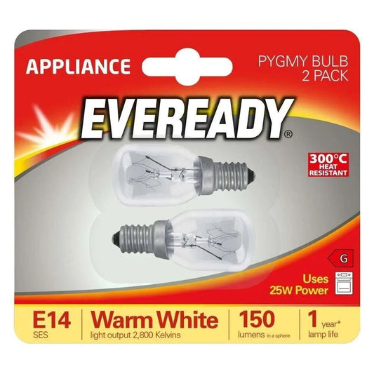 Eveready Pygmy Bulb 2 Pack E14 SES Warm White 150 Lumens - Box of 10