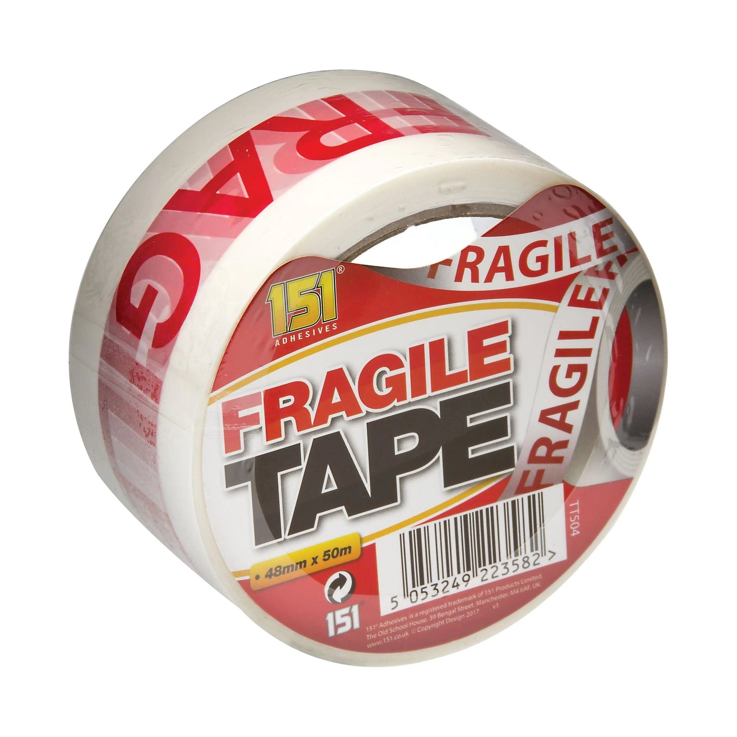 Fragile Tape 50mx48mmx0.045mm - Box of 12