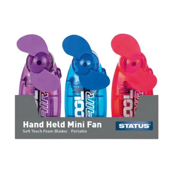 Hand Held Mini Fan (Battries included)