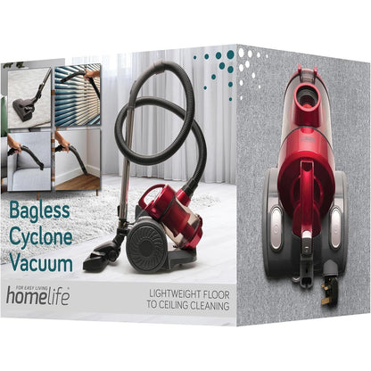 HomeLife 800w Powerful Bagless Cyclone Cylinder Vacuum