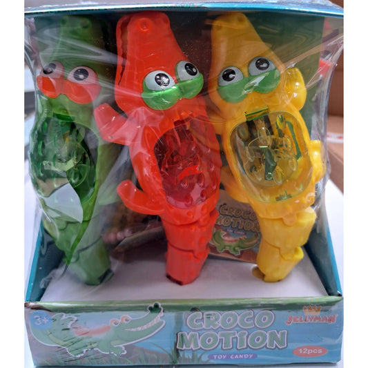 Jellyman Croco Motion Toy Candy Box of 12
