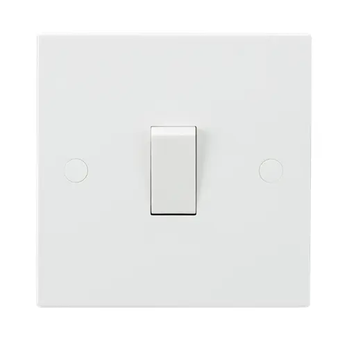 Knightsbridge 10AX 1G 1 Way Switch - SN1000 - White
