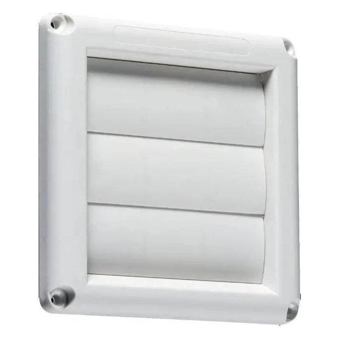 Gravity Shutter Grill White 100mm/4"