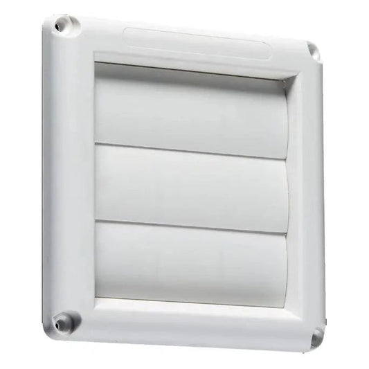 Gravity Shutter Grill White 100mm/4"