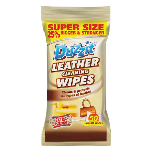 Leather Cleaning Wipes 50pk - Box of 12