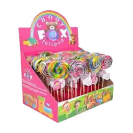 Lollipop Round Shape - 30g - JM Candy Fox Pack of 48