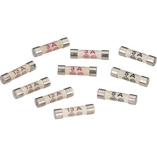 Knightsbridge Mixed Fuses, 3x 3A, 3x 5A & 4x 13A