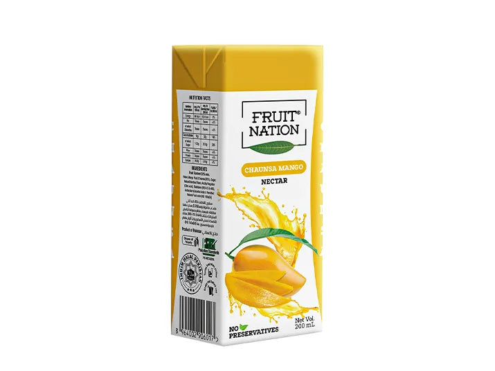 Fruit Nation Chaunsa Mango Premium Nectar Fruit Drink 6 x 200ml