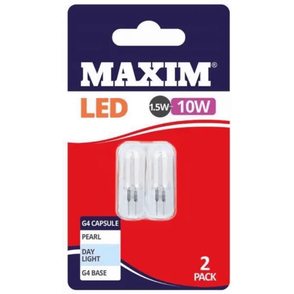 LED G4 Capsule Bulb 1.5w-10w Day Light 2 Pack HOW MUCH IN BOX?
