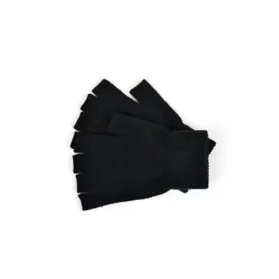 Men's Thermal Black Fingerless Magic Gloves - Pack of 12