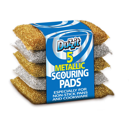 Metallic Scouring Pads 5pk - Box of 24