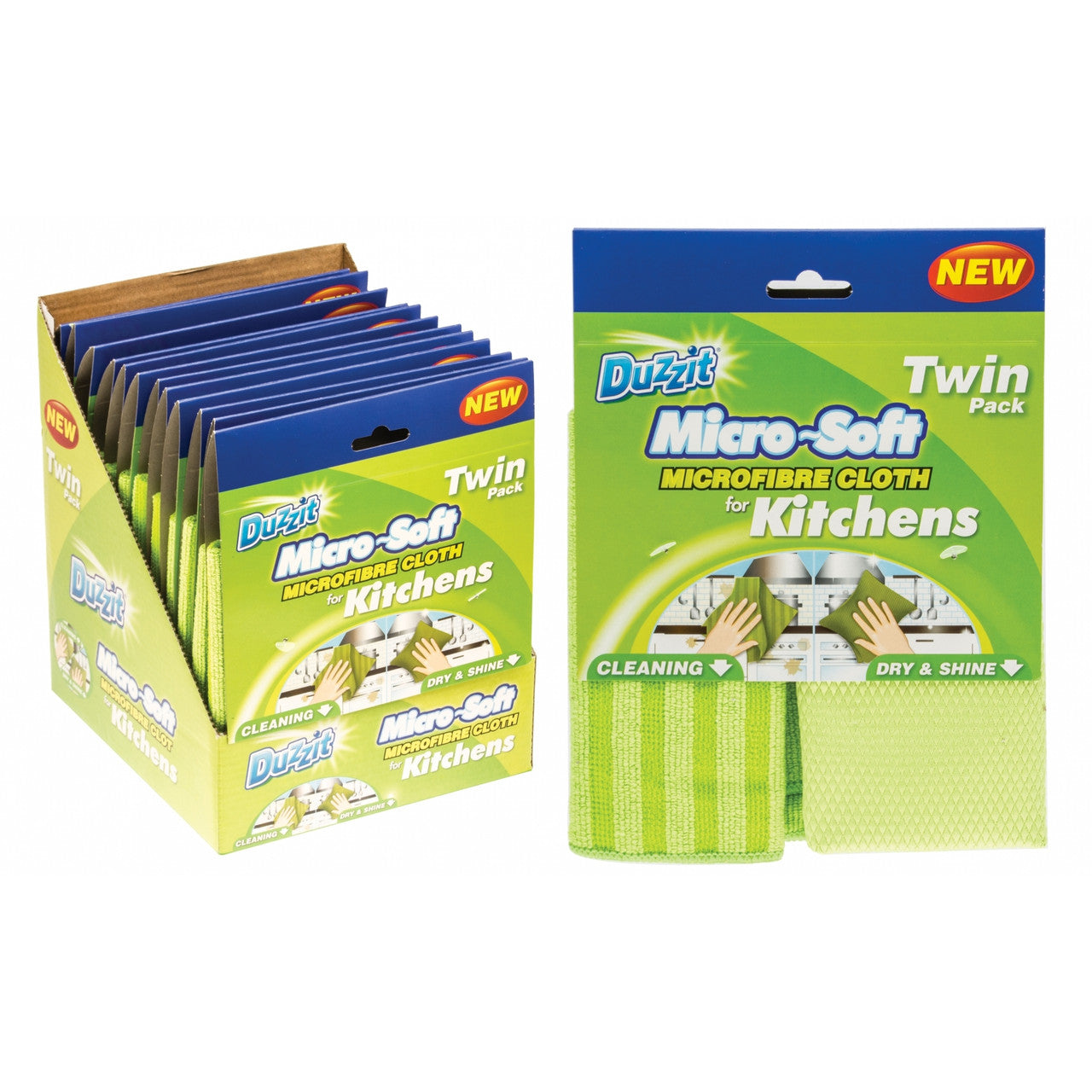 Micro-Soft Kitchen Cloth 2pk