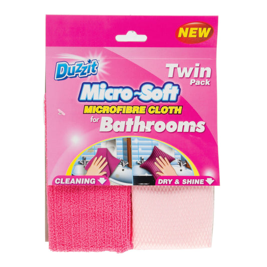 Micro-Soft Bathroom Cloth 2pk
