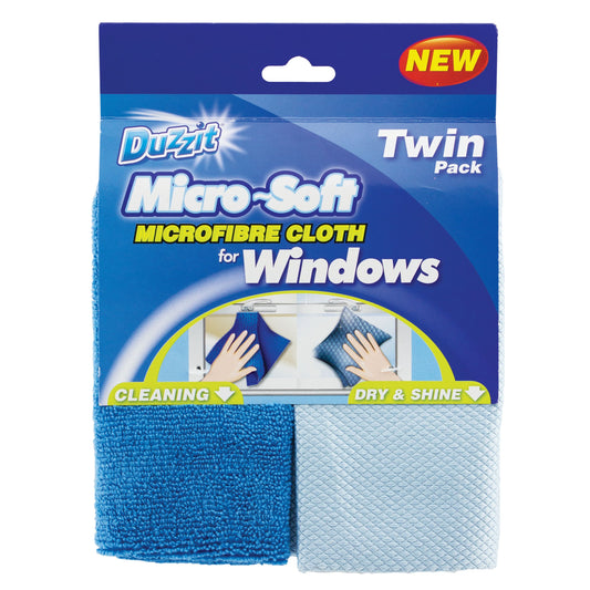 Micro-Soft Window Cloth 2pk