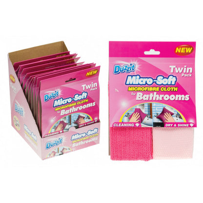 Micro-Soft Bathroom Cloth 2pk