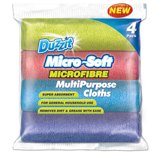 Microfibre Cloth 4pk