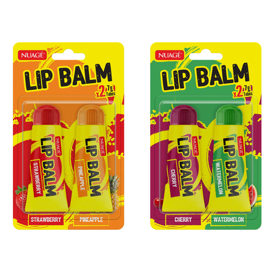 Lip Balm 2pk Cherry & Watermelon Strawberry & Pineapple