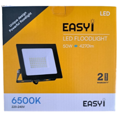LED Floodlight with Sensor 50W 6500K