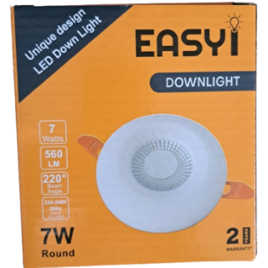 7W Downlight 3 Colour Temperatures 3000K/4000K/6500K