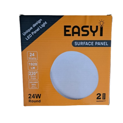 24W Round Surface Panel Light 6500K 170mm