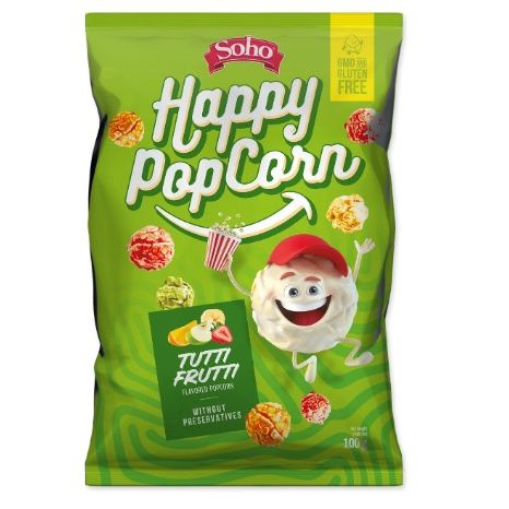Tutti Frutti Flavour Popcorn 100g - Box of 18