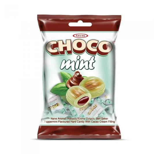 Tayas Choco Mint Peppermint Flavoured Hard Candy 90g - Box of 24