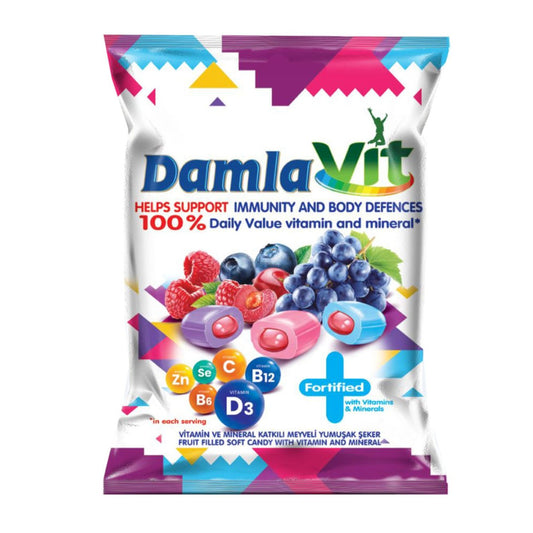 Damla Multi-Vitamin Sweets 80g - Box of 24
