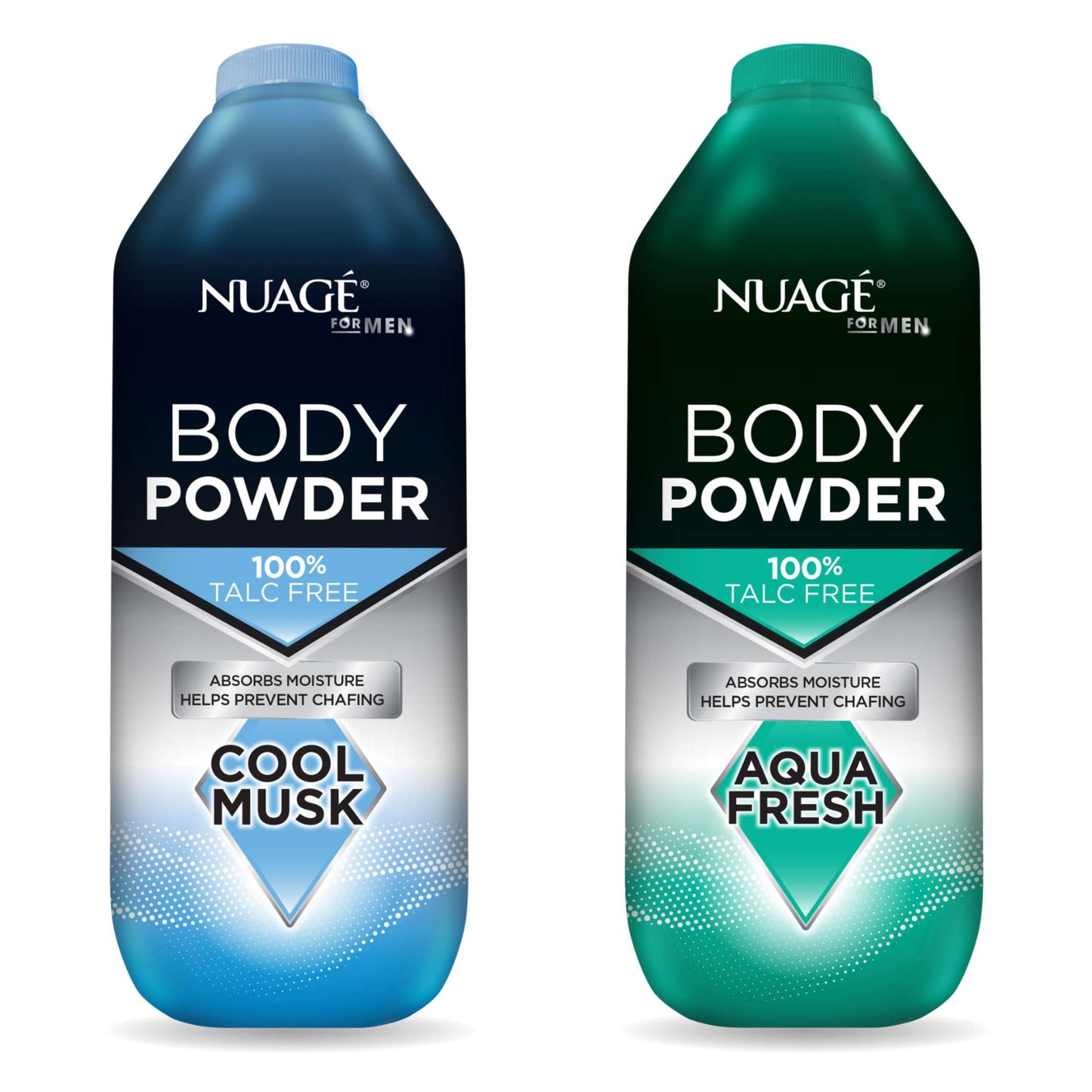 Body Powder 250g (talc Free) Cool Musk/Aqua Fresh  - Box of 12